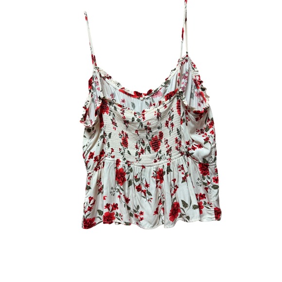 Old Navy Womens XL Cami Peplum Sexy Cottagecore Summer Festival Flower Fairy Y2K - Picture 8 of 11